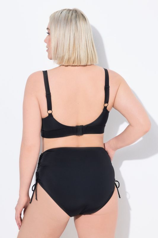 Haut de bikini sans bonnets souples. Doublure intégrale. Matière recyclée