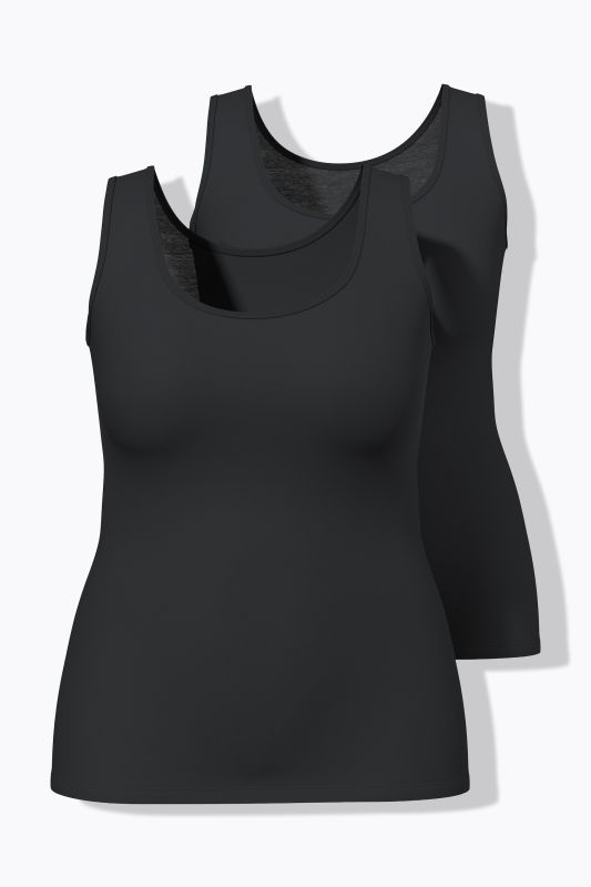 Lot de 2 débardeurs à encolure ronde