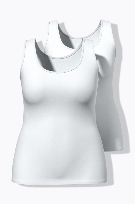 Lot de 2 débardeurs à encolure ronde