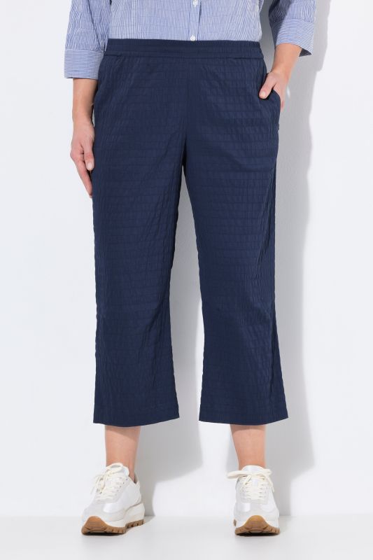 Pantalon 7/8 Ruby, jambe droite. Genoux préformés et taille élastique