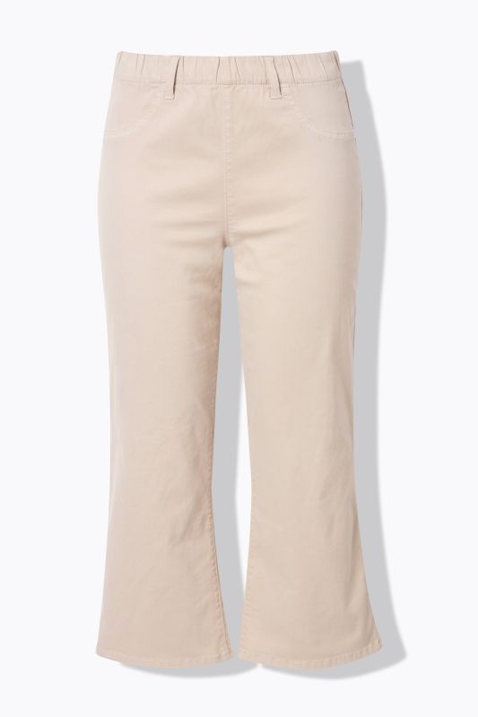 Jupe-culotte Mary en jean. Jambe large et taille élastique