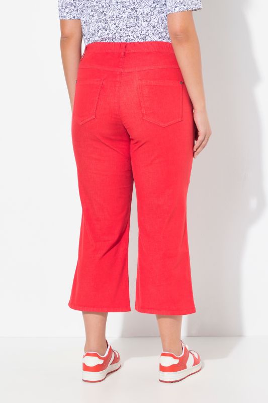 Jupe-culotte Mary en jean. Jambe large et taille élastique