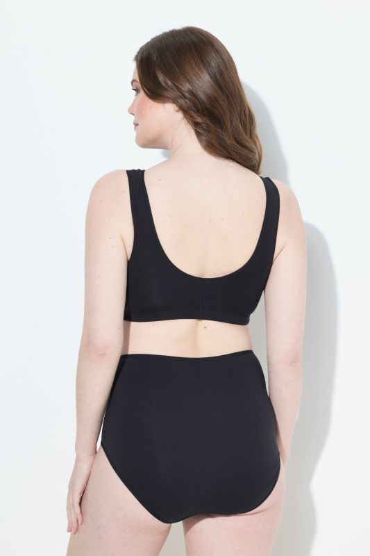 Brassière en coton, fermeture à l'avant