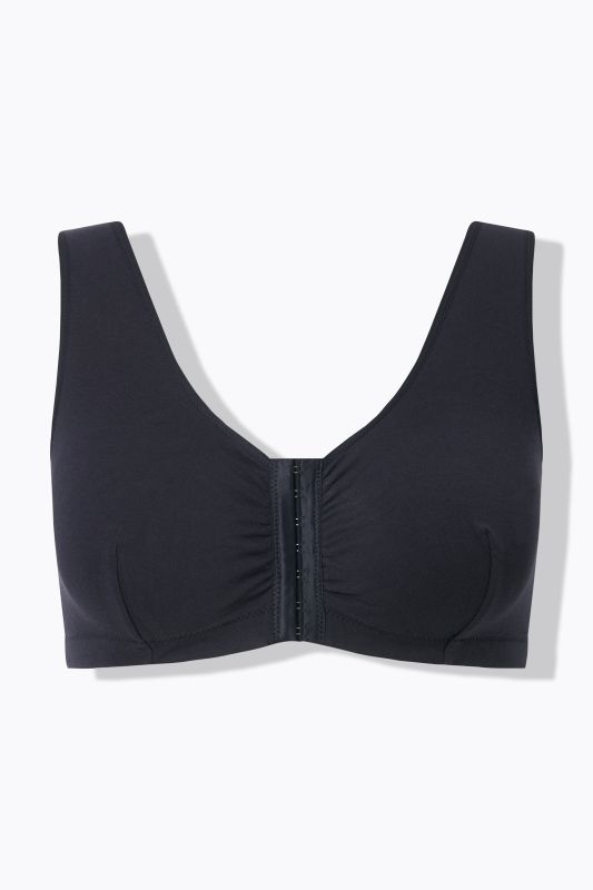 Brassière en coton, fermeture à l'avant