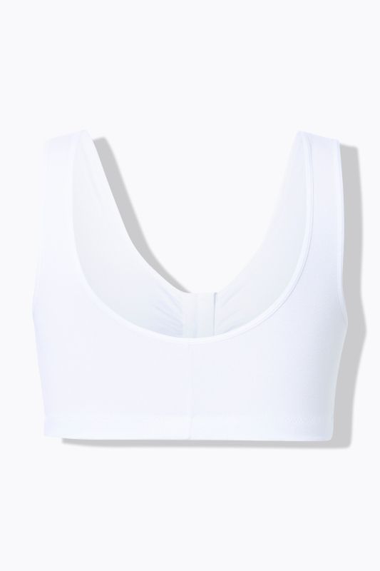 Brassière en coton, fermeture à l'avant