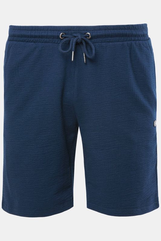 Pyjama JP 1880 en jersey seersucker, 2 pièces (T-shirt + pantalon), collection Homewear - jusqu'au 8 XL