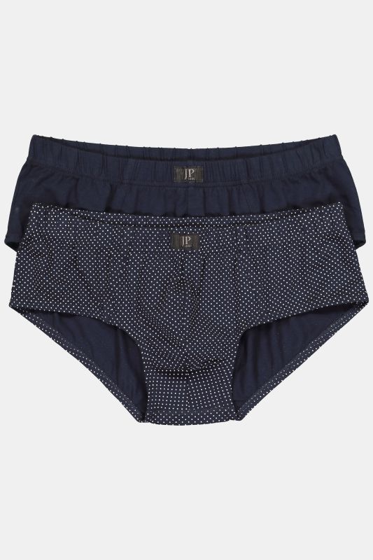 Lot de 2 slips JP 1880 ventre confort, technologie FLEXNAMIC® et label OEKO-TEX, sous-vêtements collection Homewear - jusqu'au 8 XL