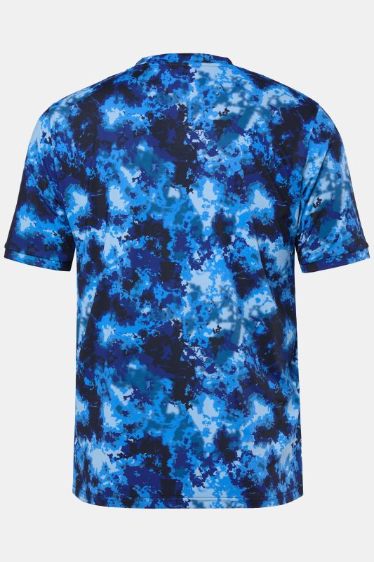 T-shirt JAY-PI à manches courtes, imprimé all-over, double technologie FLEXNAMIC® et QuickDry, collection Fitness - jusqu'au 7 XL