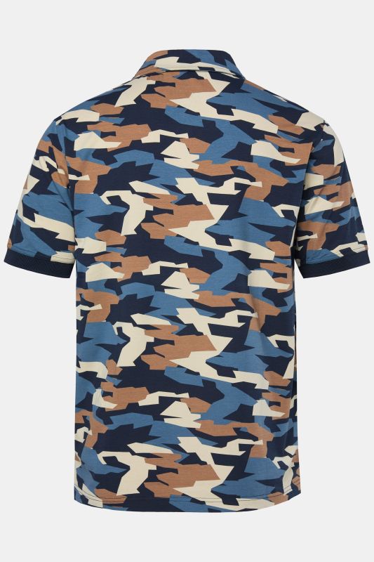 Polo JAY-PI motif camouflage, manches courtes et technologie FLEXNAMIC®, collection Outdoor - jusqu'au 7 XL