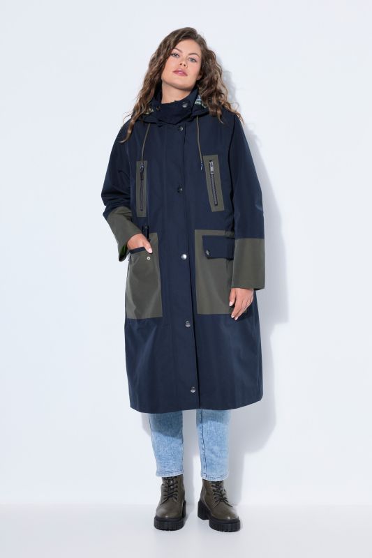 Manteau technique toute saison, capuche amovible