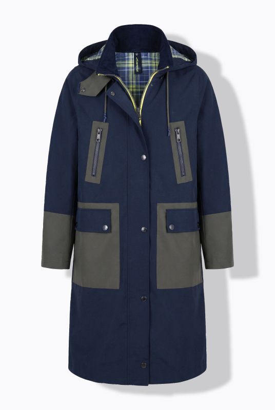 Manteau technique toute saison, capuche amovible