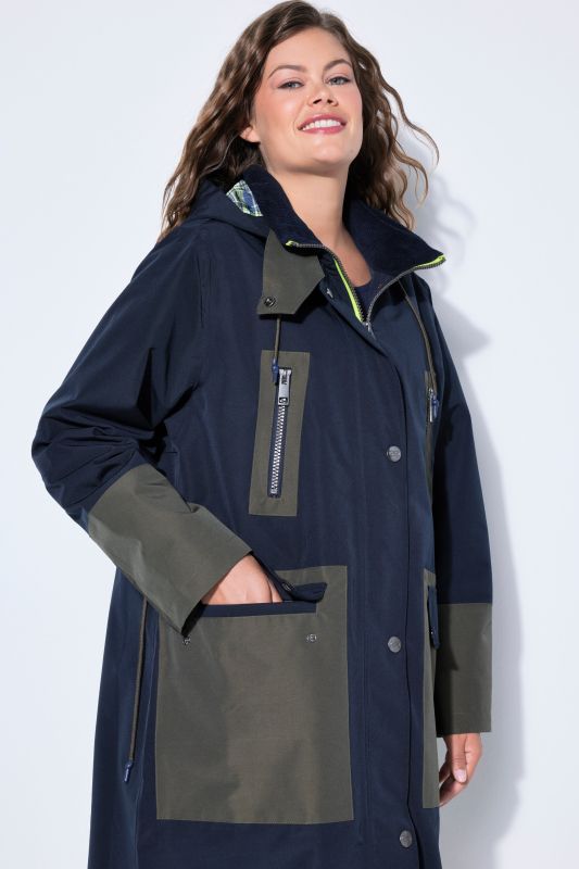 Manteau technique toute saison, capuche amovible
