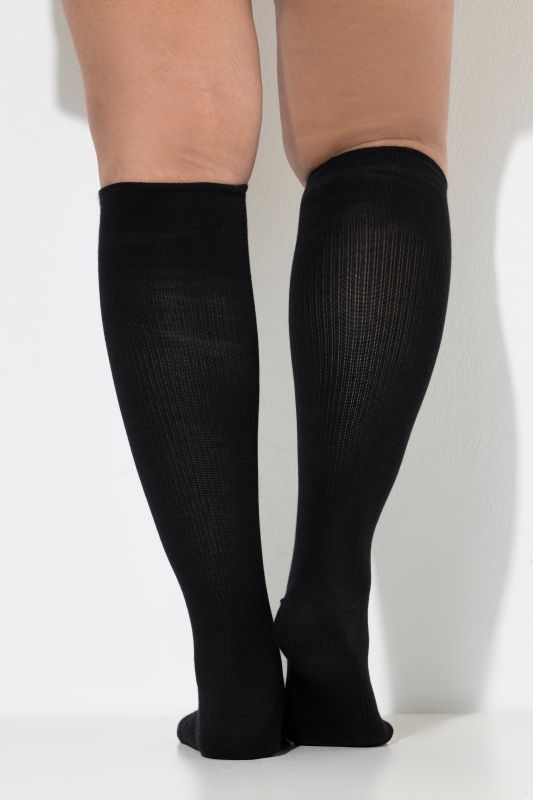 Mi-bas de contention, pied ouvert