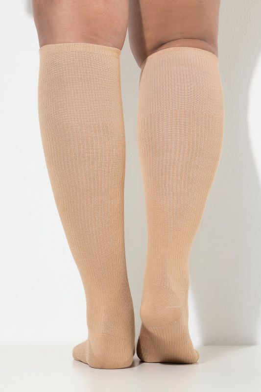 Mi-bas de contention, pied ouvert