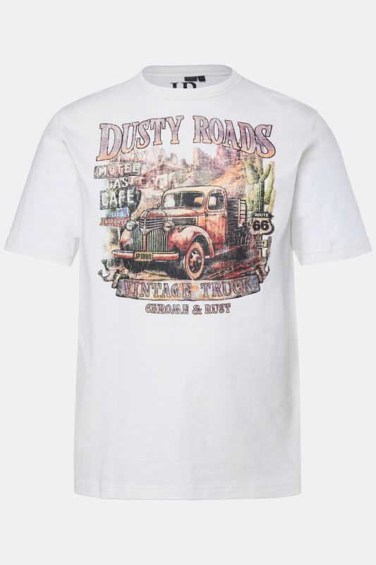 T-shirt JP 1880, imprimé et manches courtes - jusqu'au 8 XL