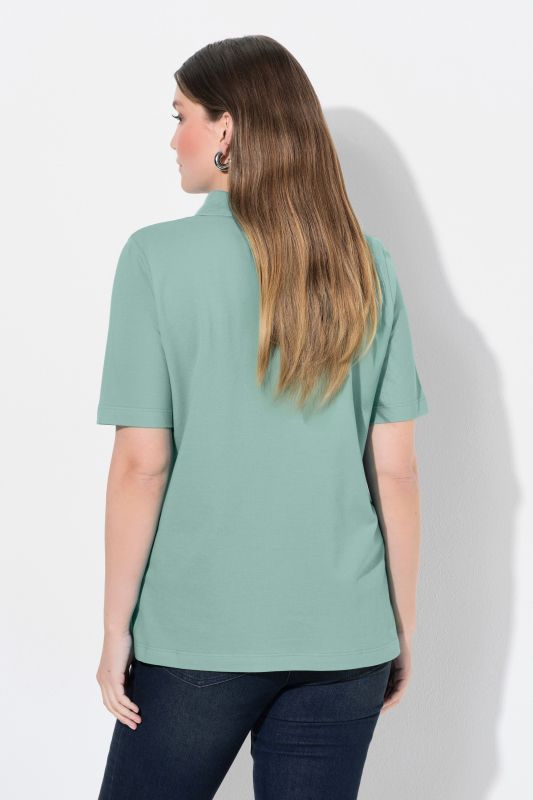 Polo patte de boutonnage plus longus, manches courtes et col polo