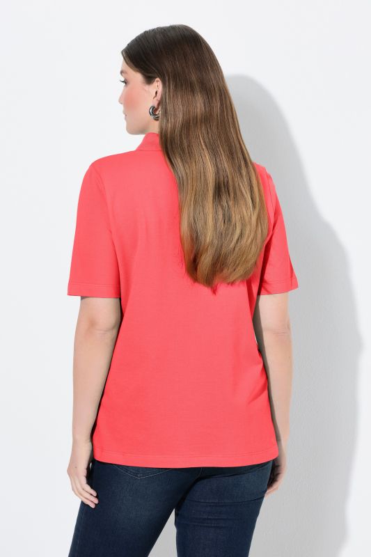 Polo patte de boutonnage plus longus, manches courtes et col polo