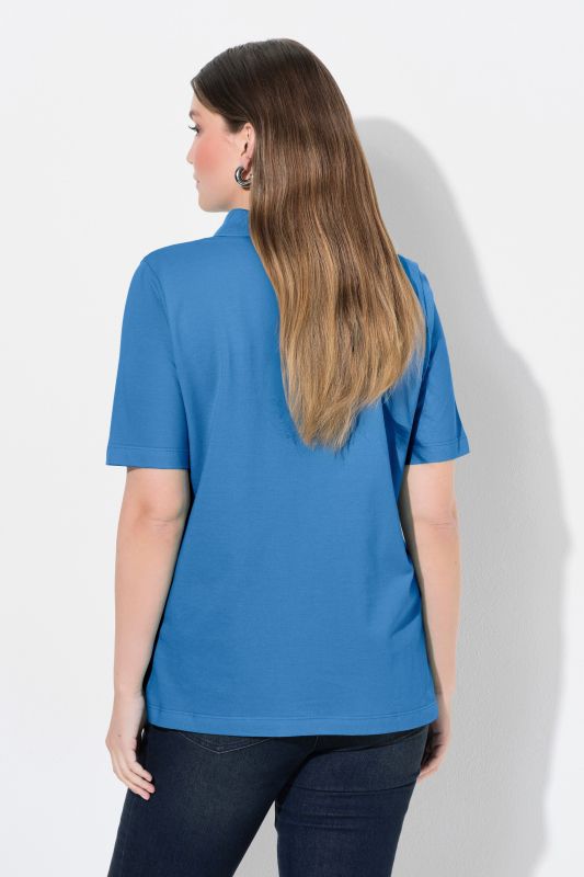 Polo patte de boutonnage plus longus, manches courtes et col polo