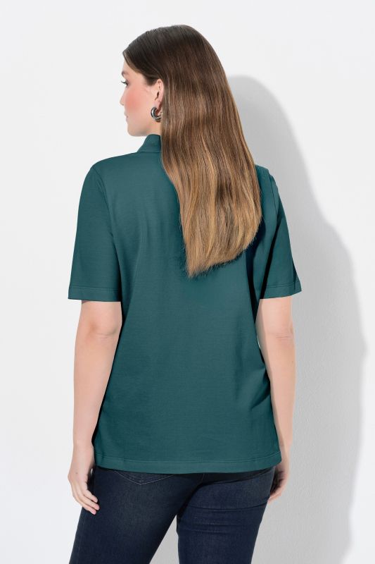 Polo patte de boutonnage plus longus, manches courtes et col polo