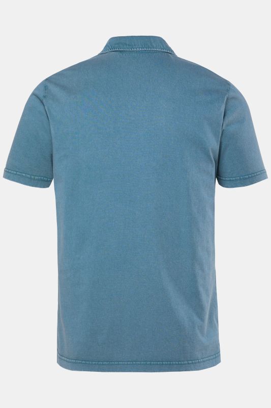 Polo JP 1880 aspect jean, manches courtes et imprimé, esprit vintage – jusqu'au 8 XL