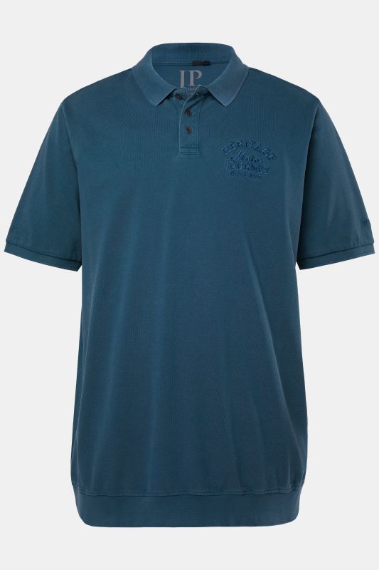 Polo JP 1880 en piqué, style vintage, ventre confort et manches courtes - du XXL jusqu'au 8 XL