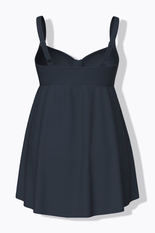 Maillot de bain avec bonnets souples, bande fantaisie, matière recyclée