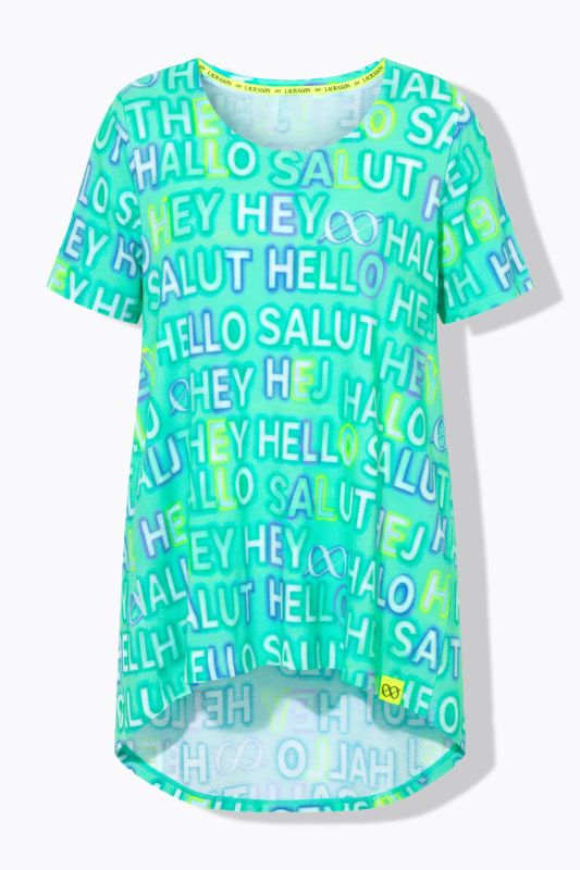 T-shirt décolleté rond et manches courtes, label OEKO-TEX