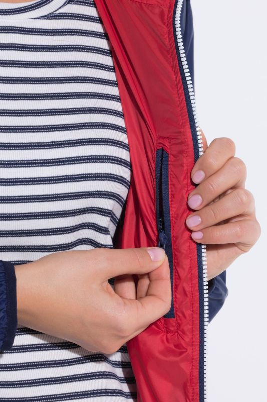 Veste réversible HYPRAR à capuche, matière déperlante