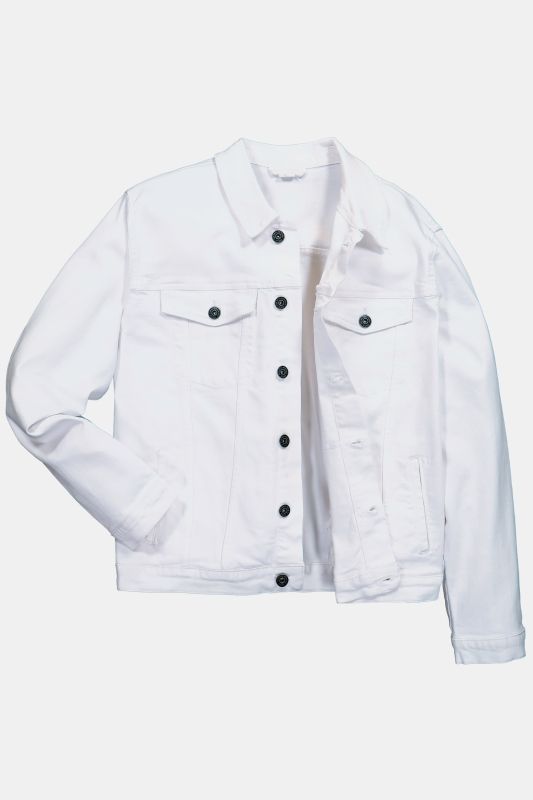 Veste en jean JP 1880, 4 poches et patte de boutonnage - jusqu'au 8 XL