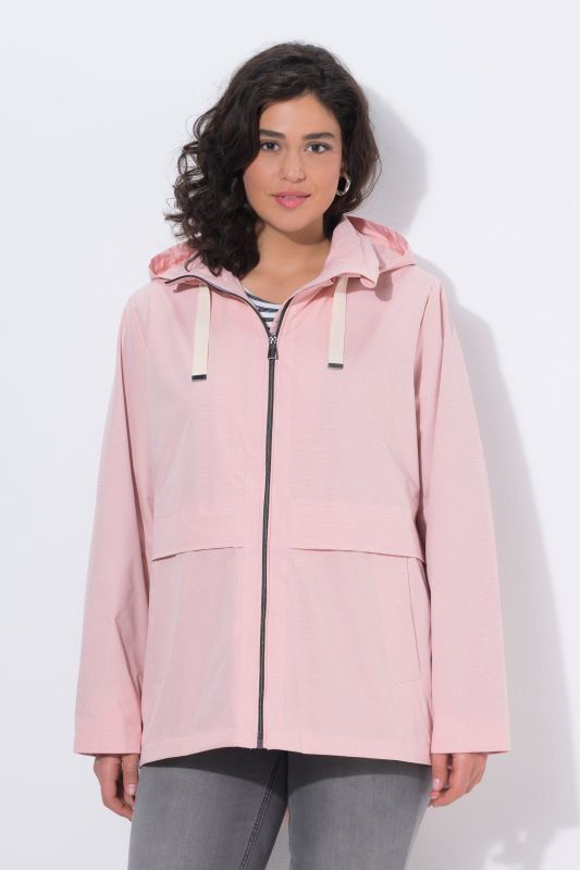 Veste technique HYPRAR à capuche, matière déperlante, coupe évasée