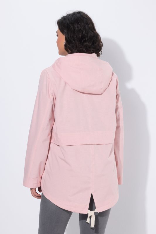 Veste technique HYPRAR à capuche, matière déperlante, coupe évasée