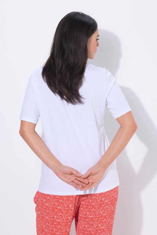 T-shirt avec message, décolleté rond et manches courtes, coupe Classic Fit