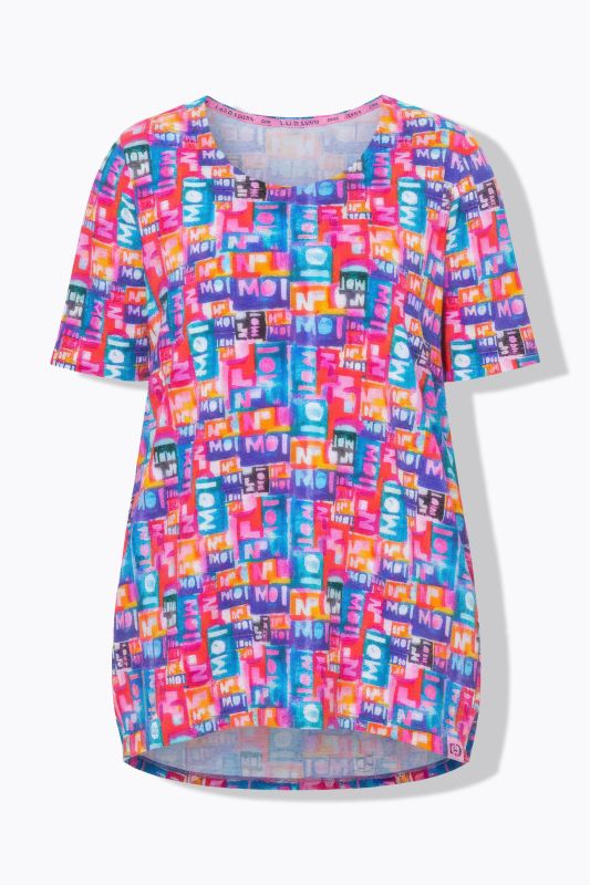 T-shirt décolleté rond et manches courtes, label OEKO-TEX