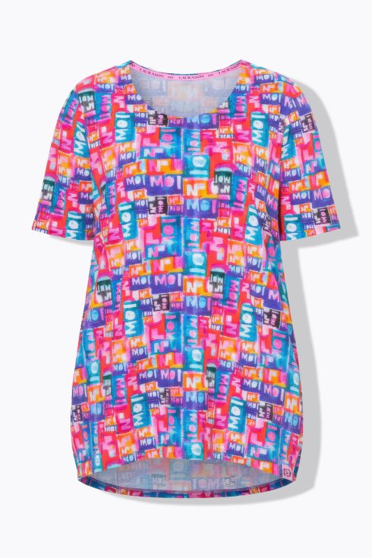 T-shirt décolleté rond et manches courtes, label OEKO-TEX