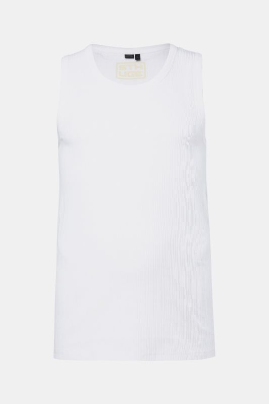 Débardeur STHUGE en jersey texturé - jusqu'au 8 XL