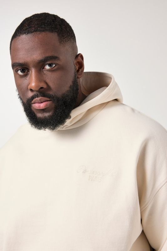 Sweat-shirt à capuche STHUGE, coupe oversize et flocage - jusqu'au 8 XL