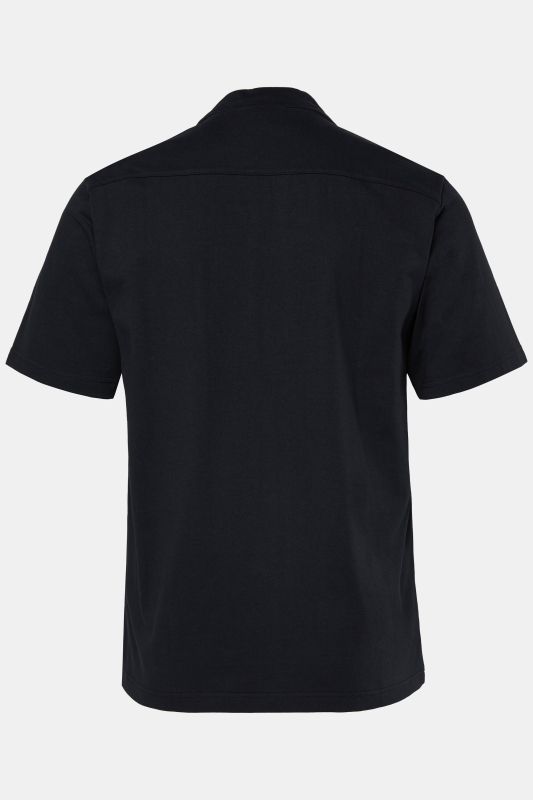 Chemise JP 1880 en jersey, manches courtes et col cubain, coupe Cuba-Fit - jusqu'au 8 XL