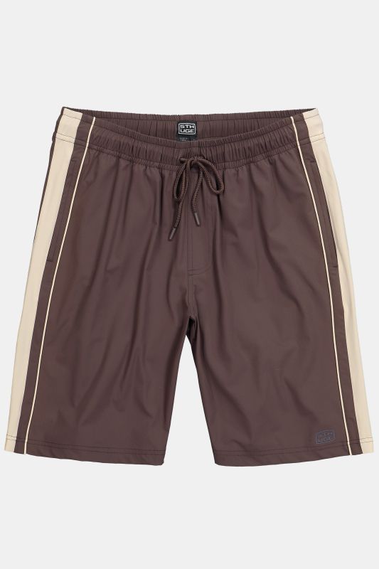 Bermuda STHUGE à taille élastique, bande sur les côtés, matière séchant rapidement - jusqu'au 8 XL