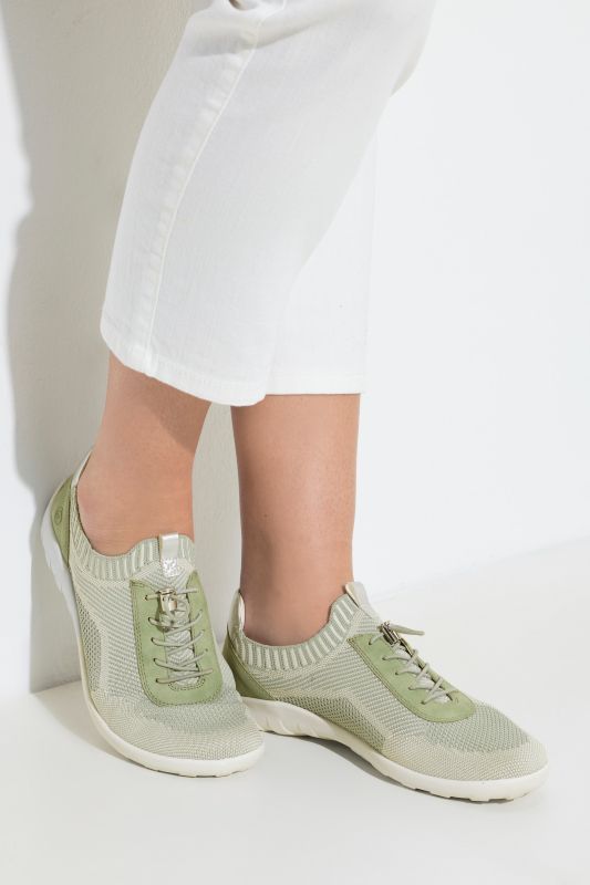 Sneakers véganes Remonte, modèle ultra-léger, semelle intérieure amovible - largeur&nbsp;H