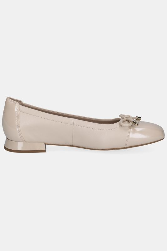 Ballerines en cuir Caprice, mousse à mémoire de forme - largeur&nbsp;G