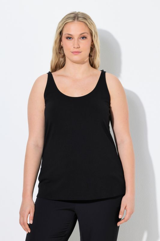 Débardeur/maillot de corps, modèle sans manches, col rond et coupe Slim Fit