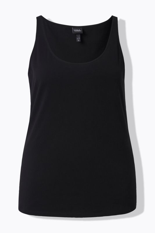 Débardeur/maillot de corps, modèle sans manches, col rond et coupe Slim Fit