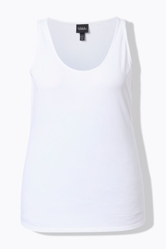 Débardeur/maillot de corps, modèle sans manches, col rond et coupe Slim Fit