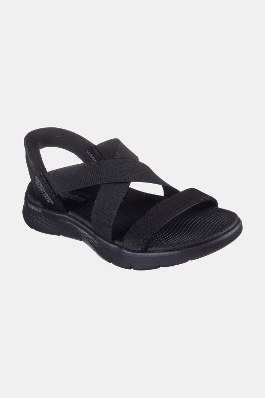 Sandales à enfiler Skechers, mousse à mémoire de forme - largeur confortable