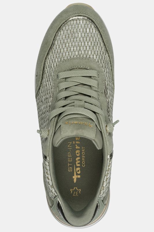 Sneakers à enfiler Tamaris Comfort, modèle en cuir - largeur confortable