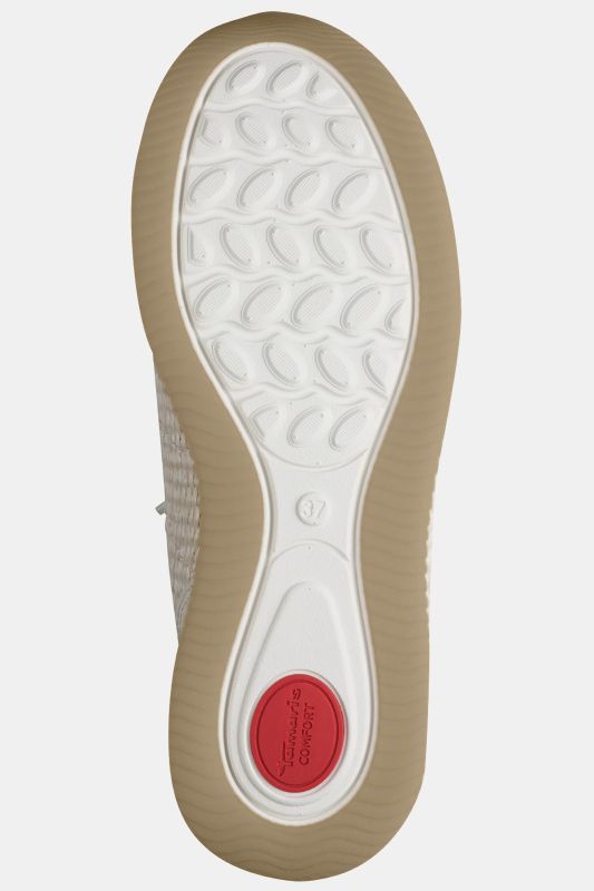 Sneakers à enfiler Tamaris Comfort, modèle en cuir - largeur confortable