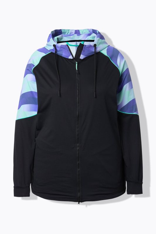 Veste technique légère, protection anti-UV FPS 50+, capuche et passe-pouces