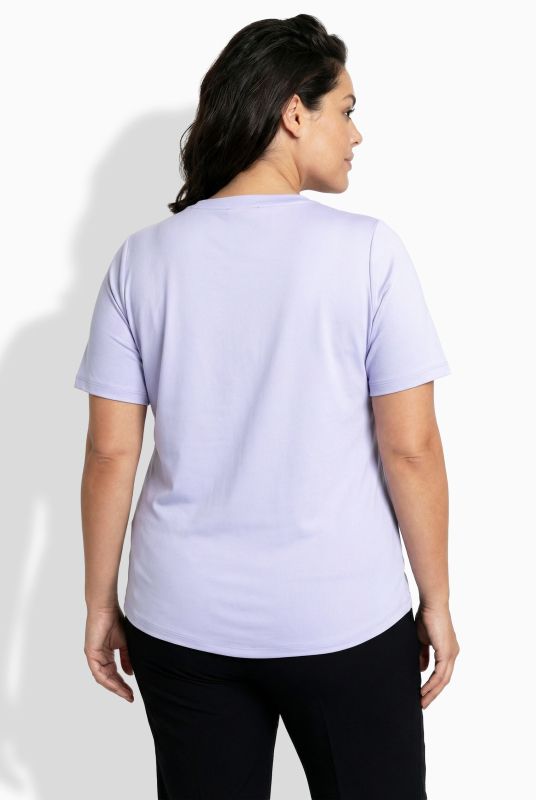 T-shirt technique, imprimé dans le dos, coupe Classic Fit, col rond et manches courtes