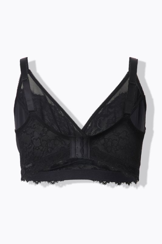 Bralette sans armatures, avec dentelle - bonnet B-E