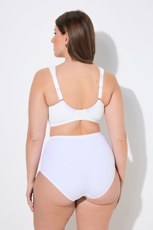 Bralette sans armatures, microfibre et entelle - bonnet B-F